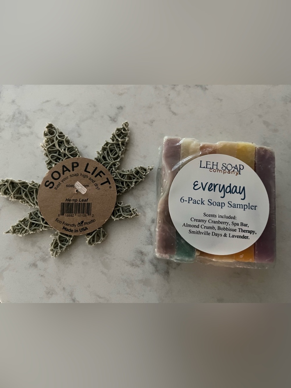 6-Pack handmade Soap and pad